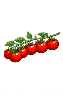 tomato vine red